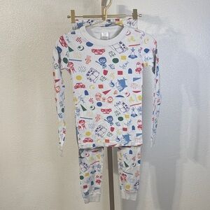 Hanna Andersson- Pixar- Colorful character Kids Pajama Set- Size 10